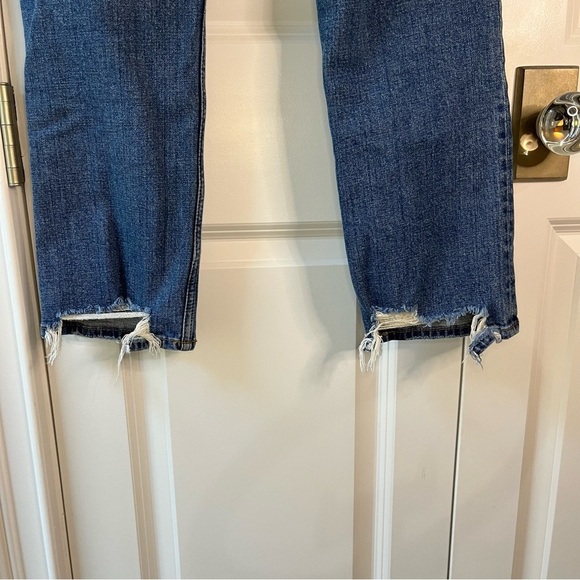 Abercrombie & Fitch Ankle Straight Ultra High Rise Curve Love size 25 0s - Picture 7 of 14